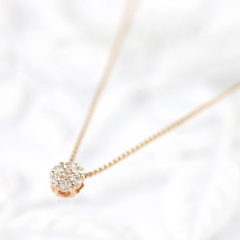 K10PG ダイヤモンド ネックレス_09