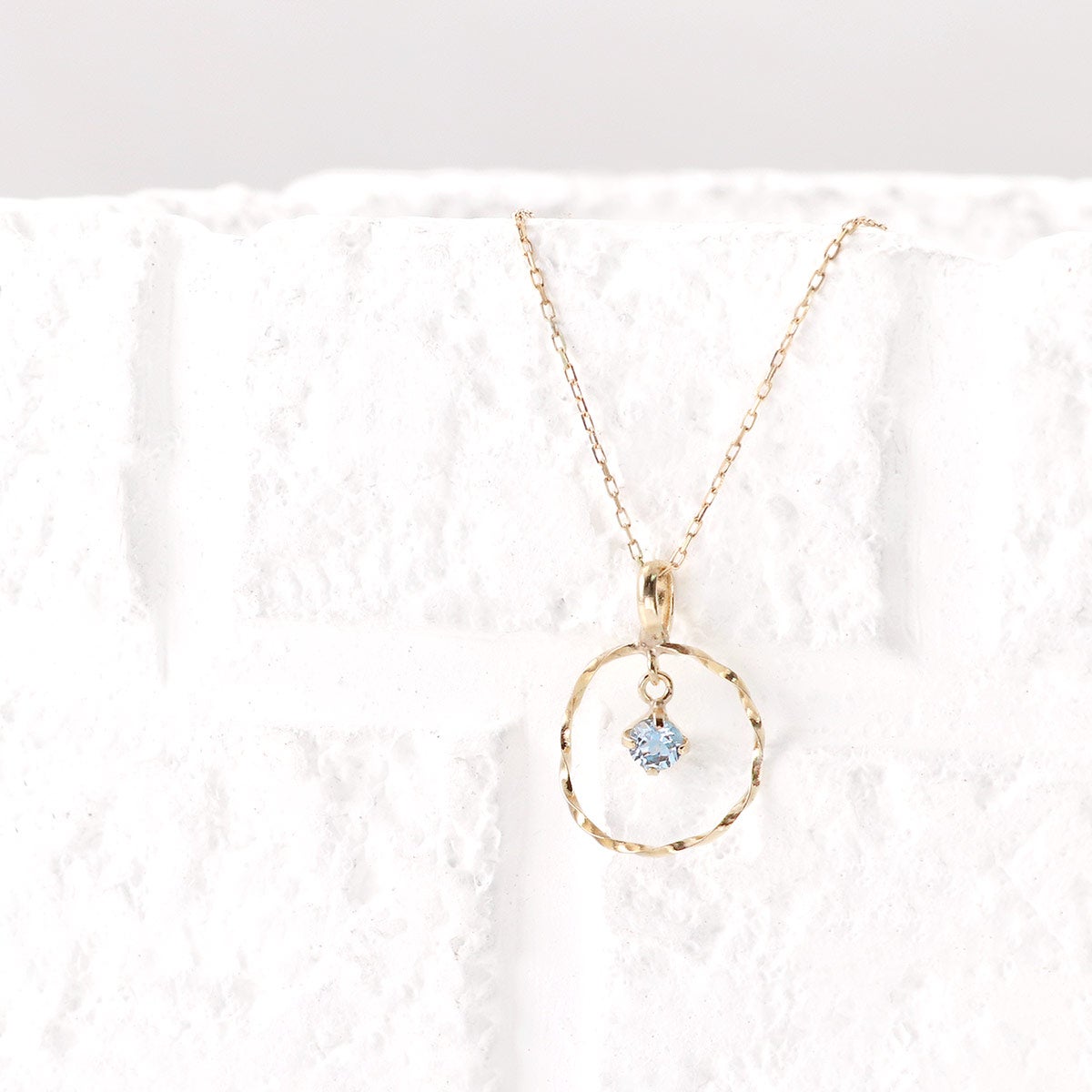 K10YG ブルートパーズ ネックレス 11月誕生石_02