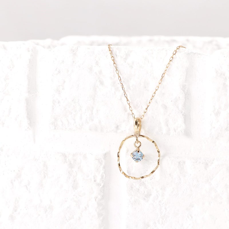 K10YG ブルートパーズ ネックレス 11月誕生石_02