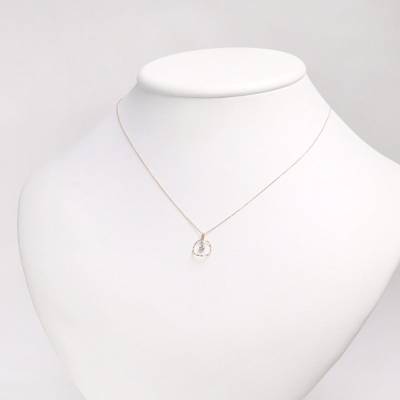 K10YG ブルートパーズ ネックレス 11月誕生石_10