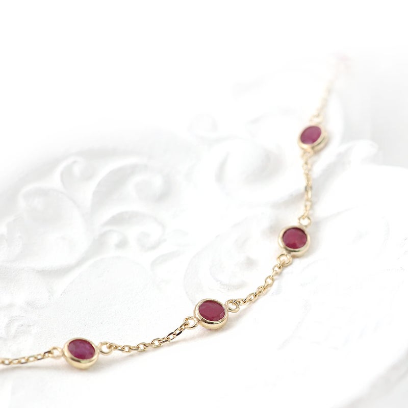 K10YG ルビー ステーションネックレス_03