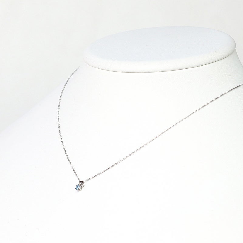 K10WG ダイヤモンド＆ブルートパーズネックレス 11月誕生石_04