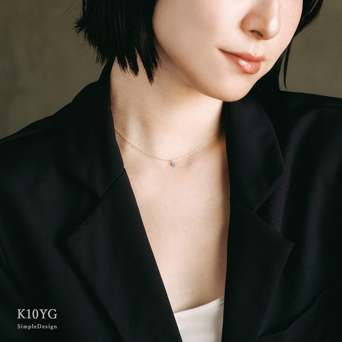 K10YG タンザナイトネックレス_09