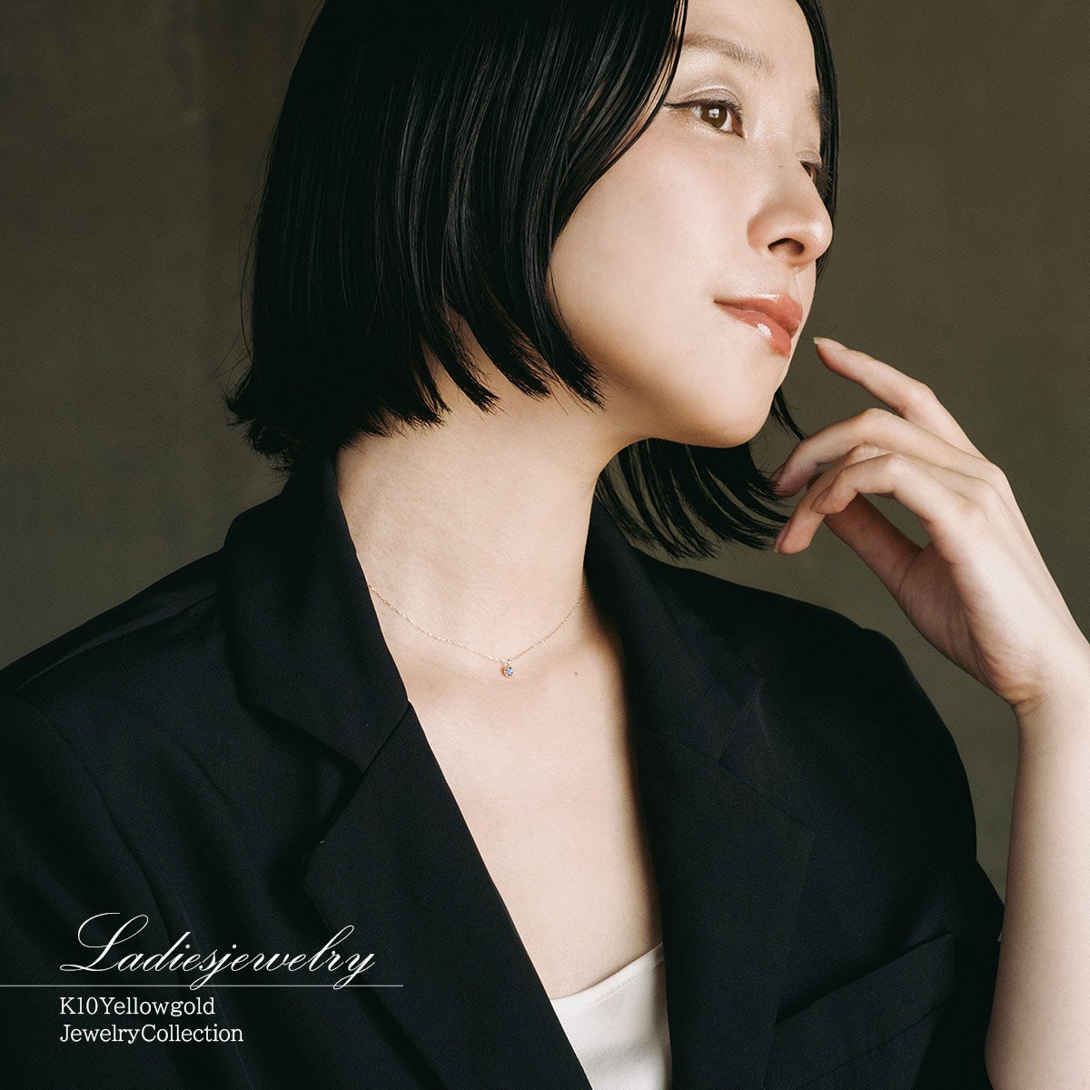 K10YG タンザナイトネックレス_14