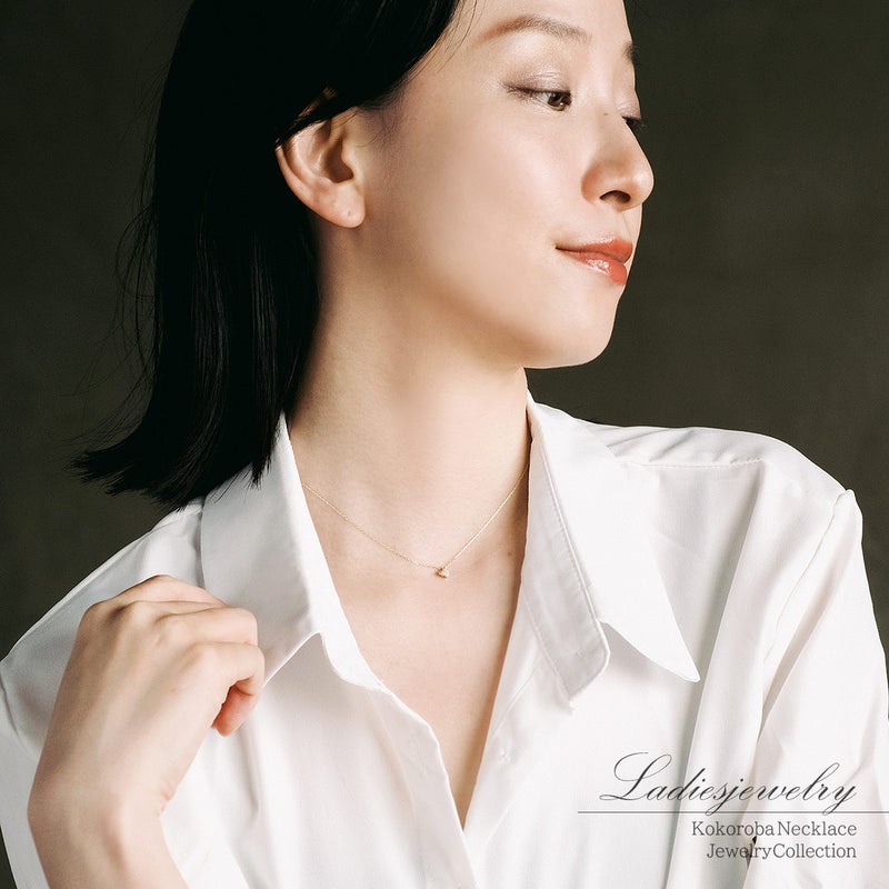 心葉 ダイヤモンド ハートネックレス K10_11