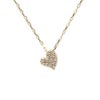 心葉 ダイヤモンド ハートネックレス K10_22