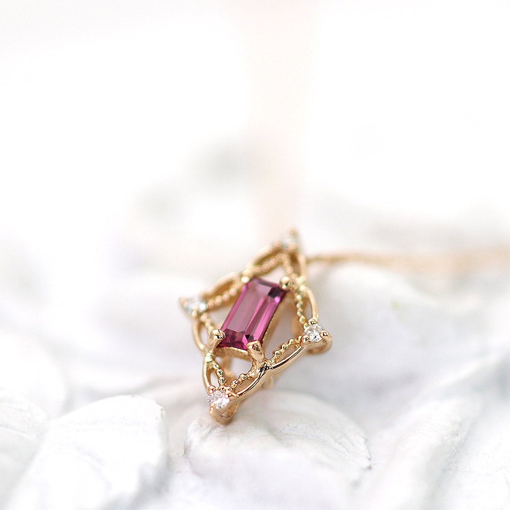 K18PG ロードライトガーネット&ダイヤモンド ネックレス_04