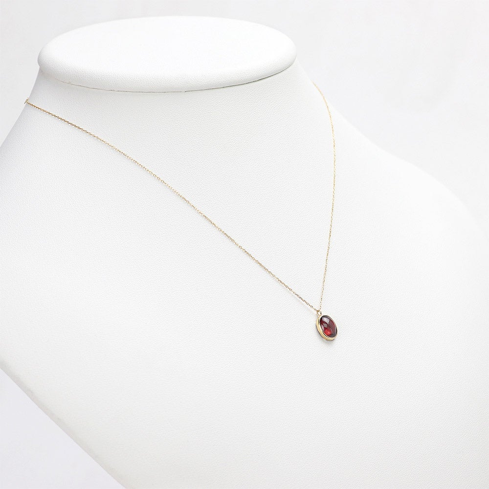 K18YG ガーネット ネックレス_04