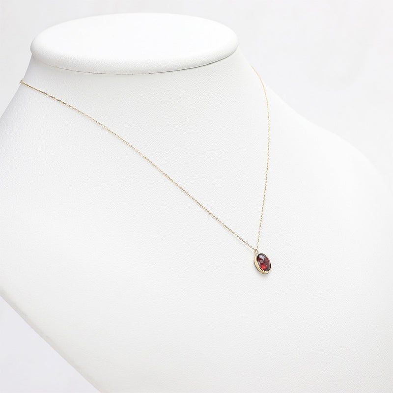 K18YG ガーネット ネックレス_04