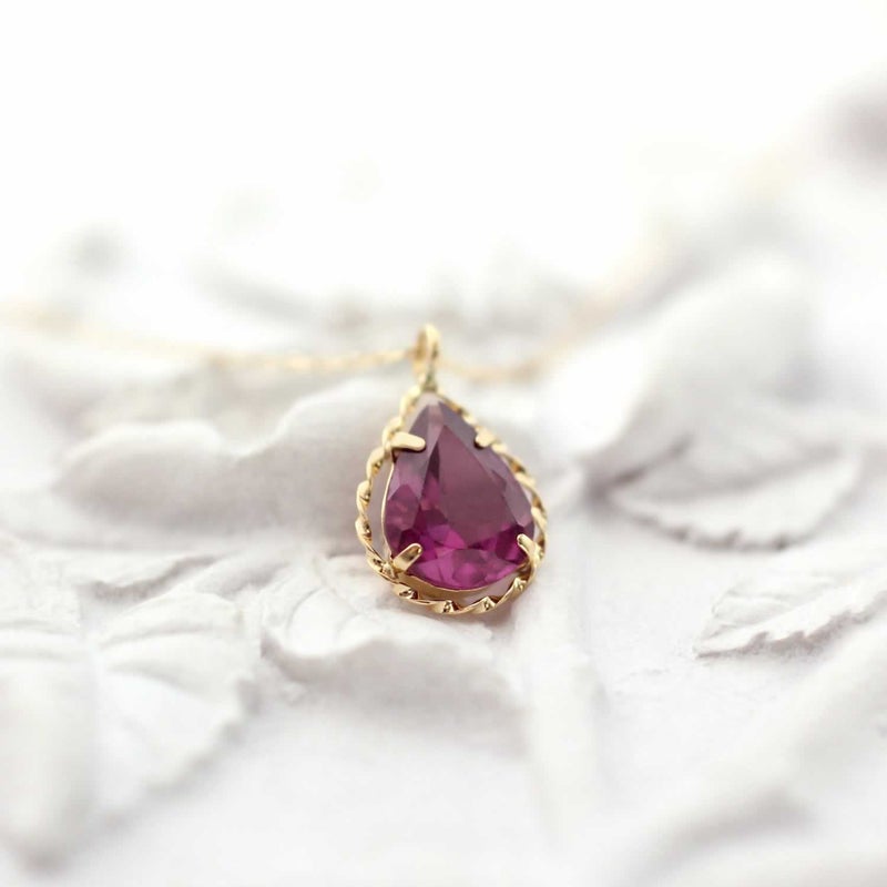 K18YG ロードライトガーネット ネックレス_03