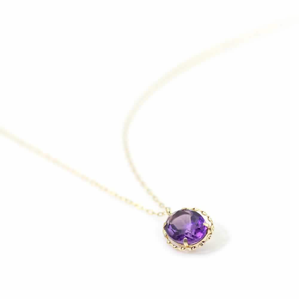 K18YG アメジスト ネックレス | Jewelry ROLA（ジュエリーローラ）