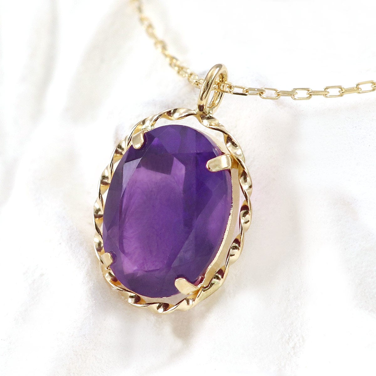 K18YG アメジスト ネックレス | Jewelry ROLA（ジュエリーローラ）