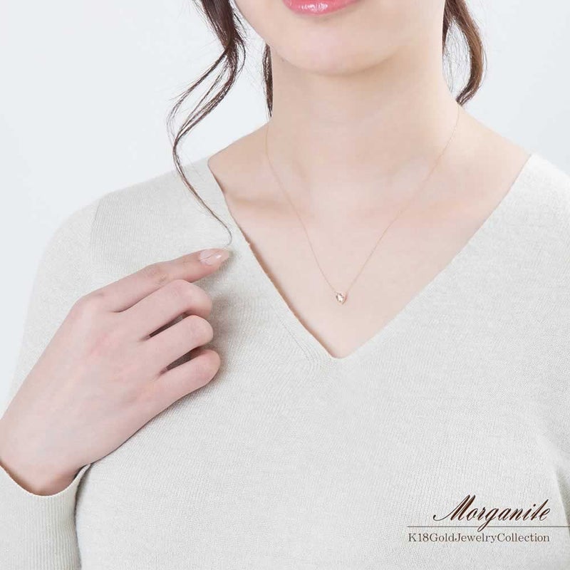 K18PG モルガナイト ネックレス_05