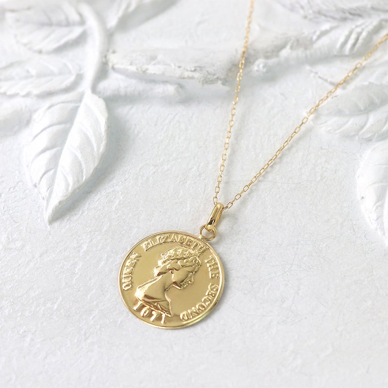 K18YG コイン ネックレス_02