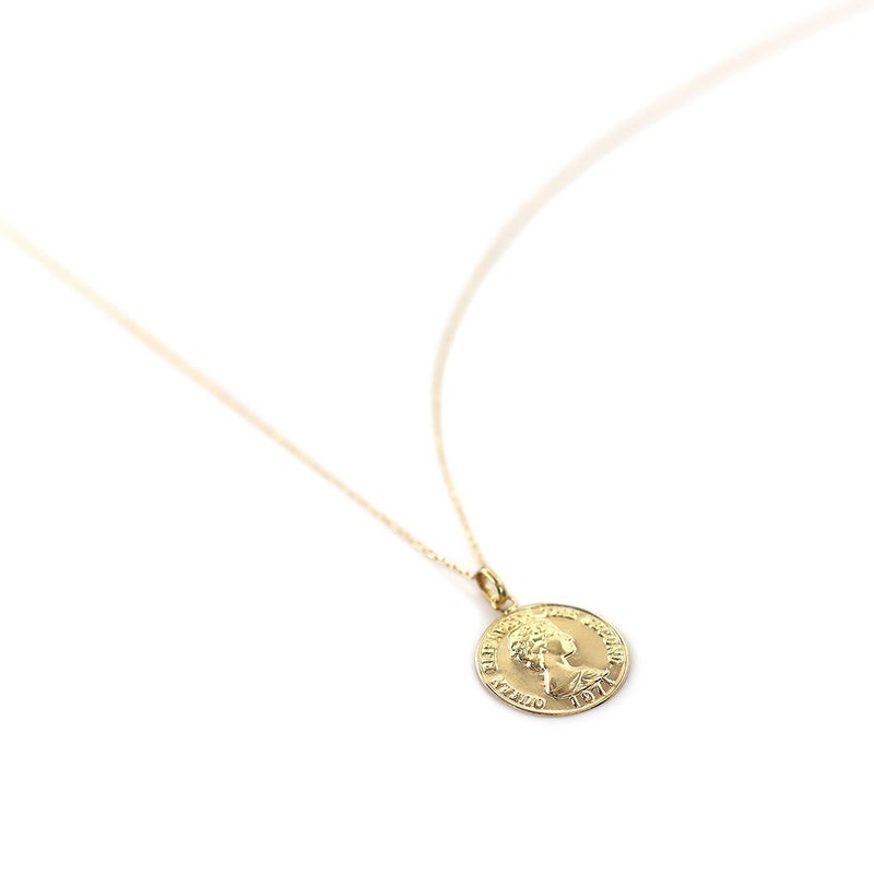 K18YG コイン ネックレス_03