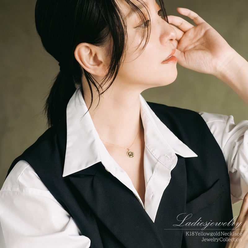 K18YG コイン ネックレス_13