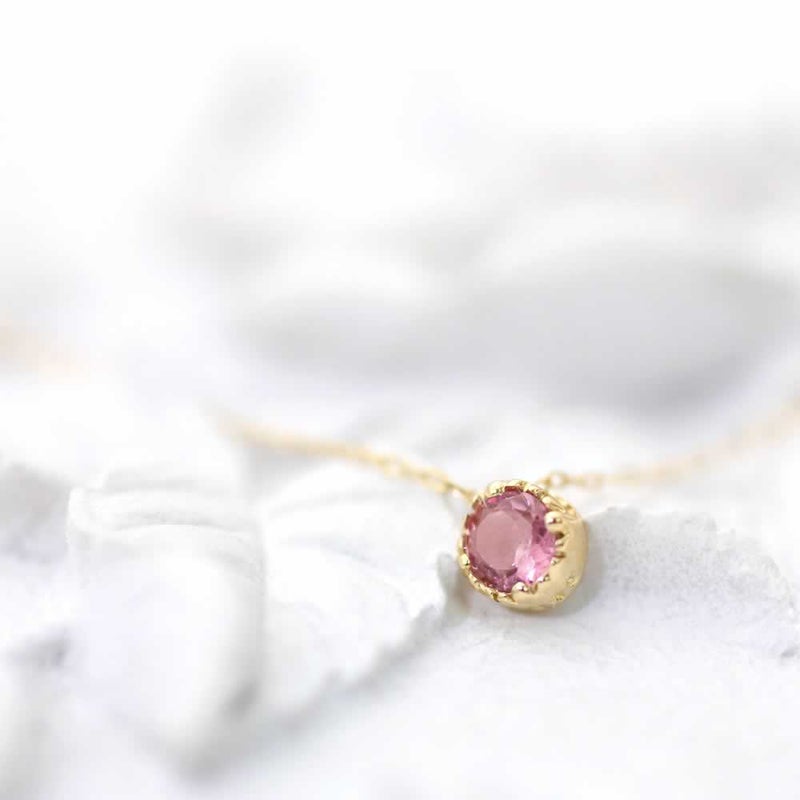 K18YG 誕生石 ネックレス_02