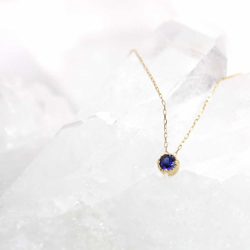 K18YG 誕生石 ネックレス_04