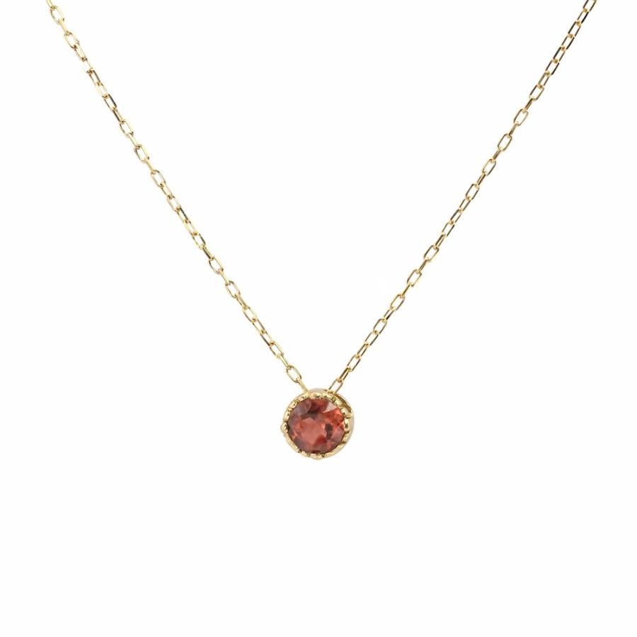 K18YG 誕生石 ネックレス_21