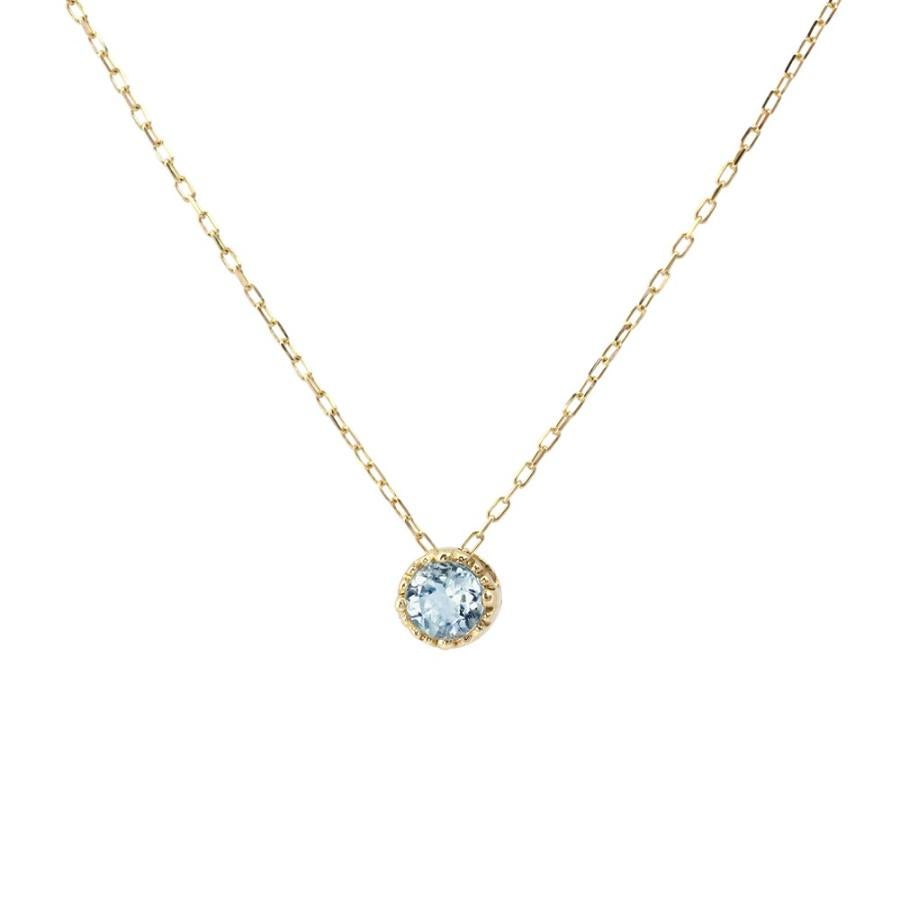 K18YG 誕生石 ネックレス_23