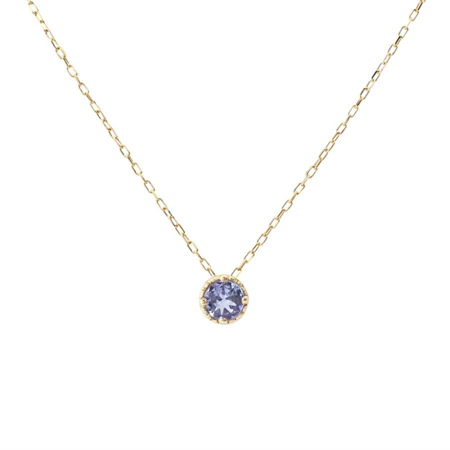 K18YG 誕生石 ネックレス_32