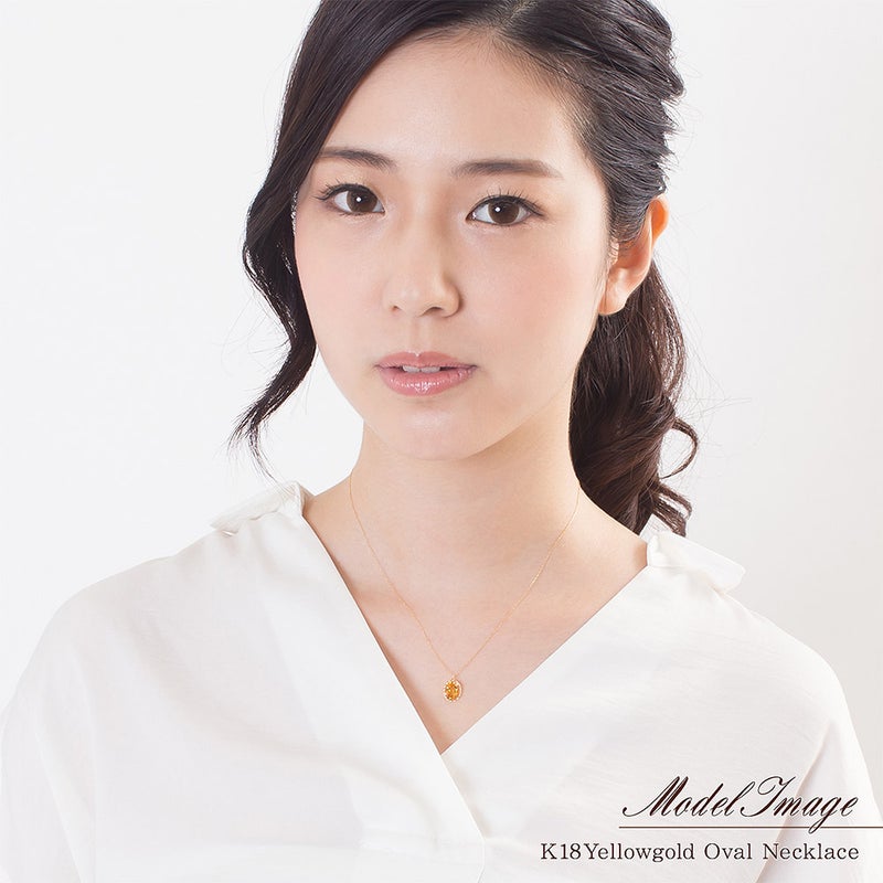 K18YG シトリン ネックレス 11月の誕生石_10