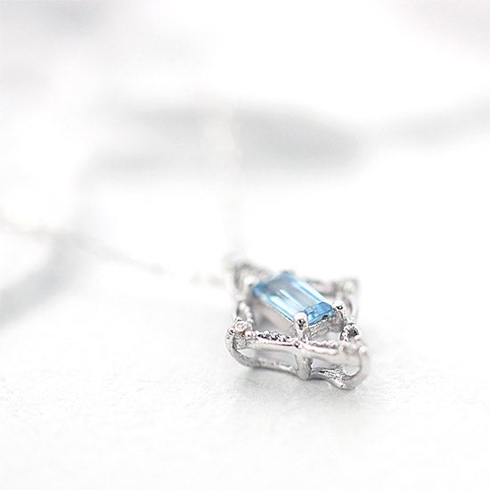 K18WG ブルートパーズ＆ダイヤモンド ネックレス 11月の誕生石_03