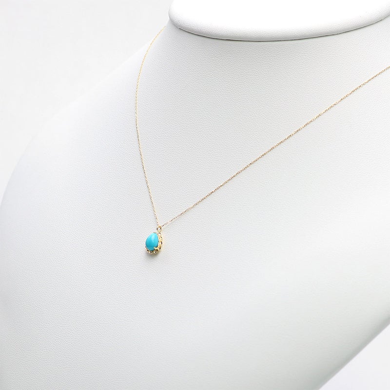 K18YG ターコイズネックレス_10