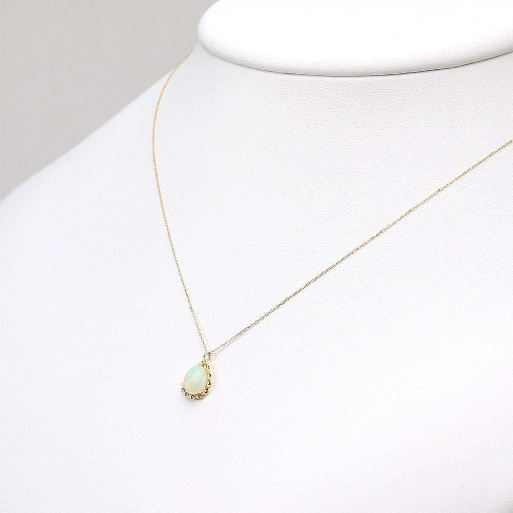 K18YG オパールネックレス 10月誕生石_09