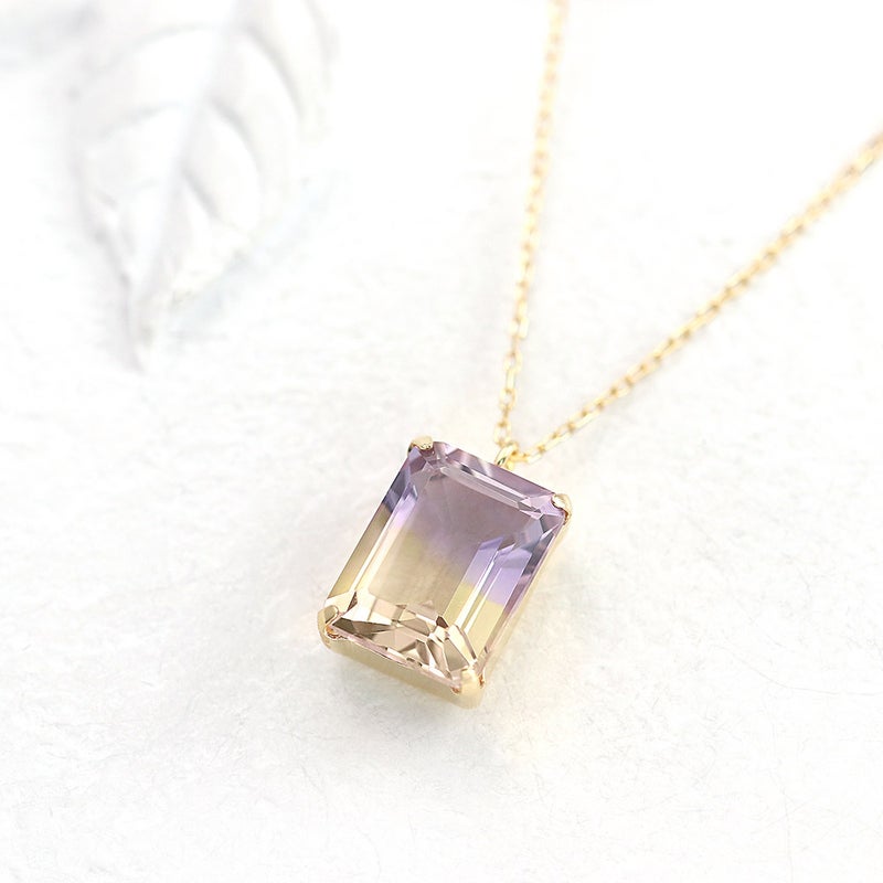 K18YG アメトリン ネックレス_02