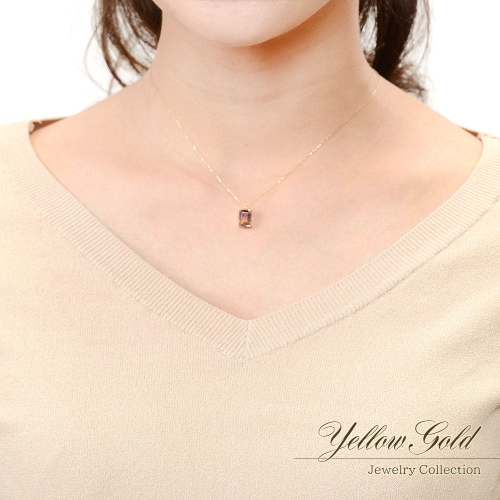 K18YG アメトリン ネックレス_05