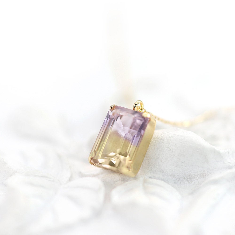 K18YG アメトリン ネックレス_09