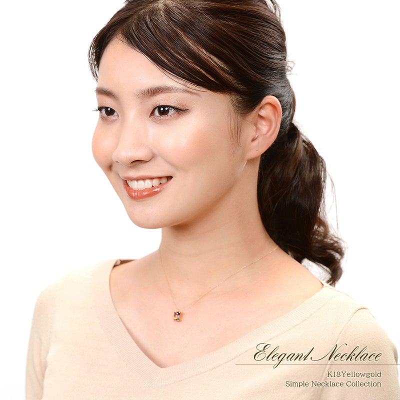 K18YG アメトリン ネックレス_14