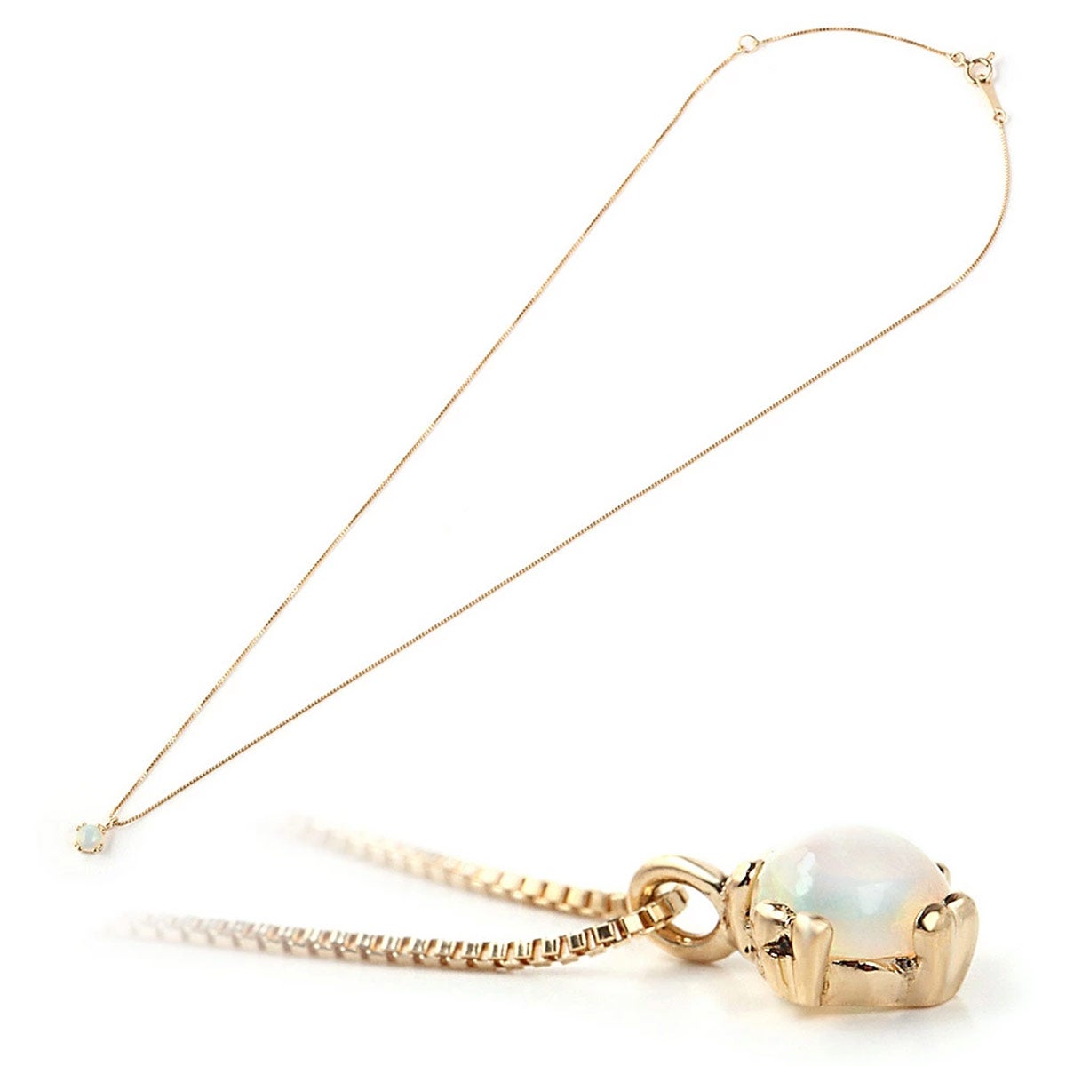 K18YG オパール ネックレス 10月誕生石_03