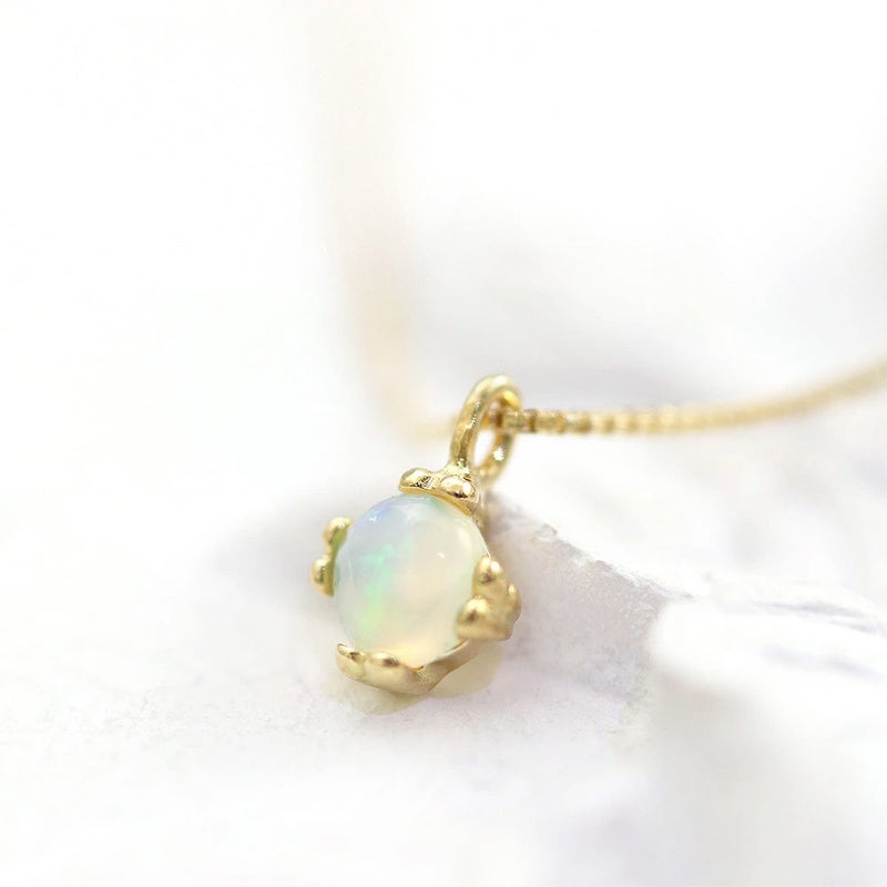 K18YG オパール ネックレス 10月誕生石_04