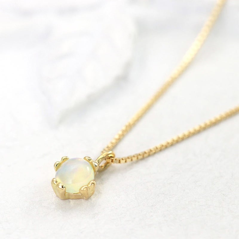 K18YG オパール ネックレス 10月誕生石_10