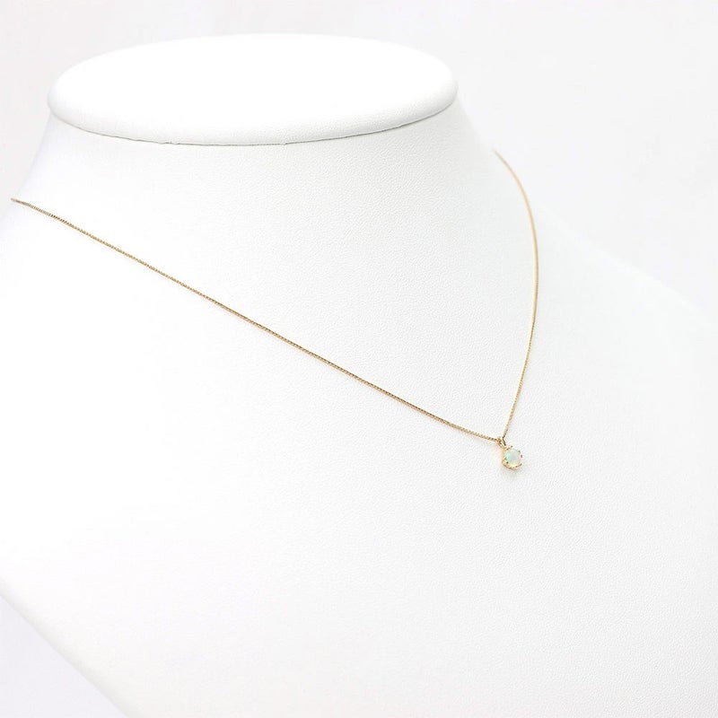 K18YG オパール ネックレス 10月誕生石_12