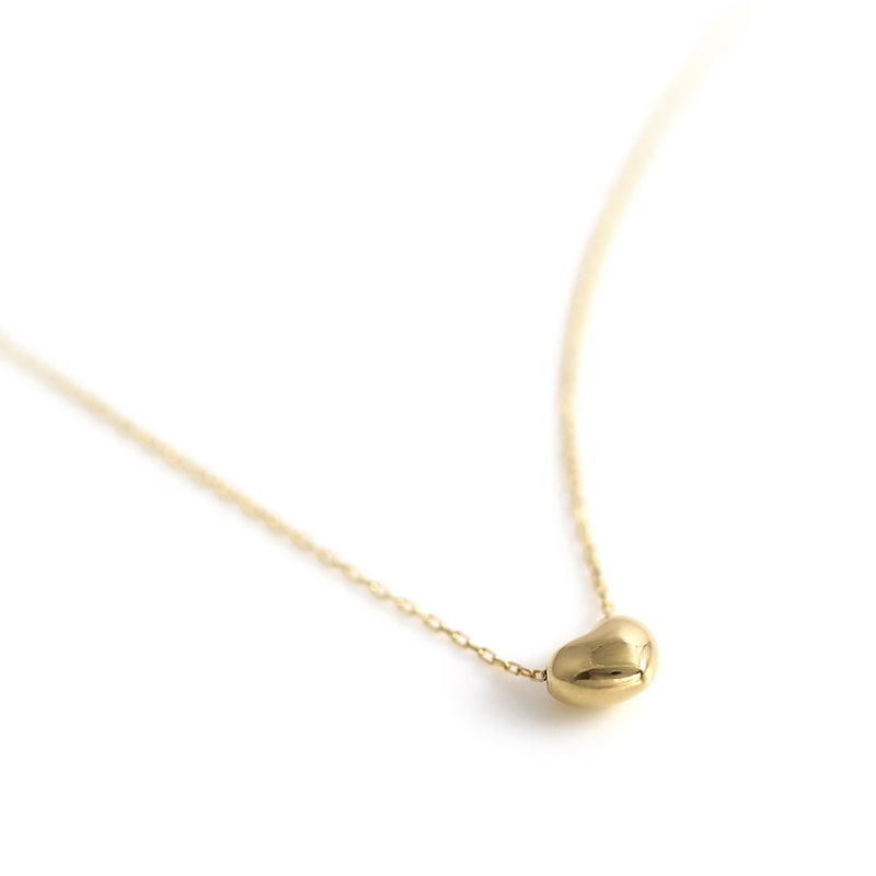 K18YG プチハート ネックレス_03