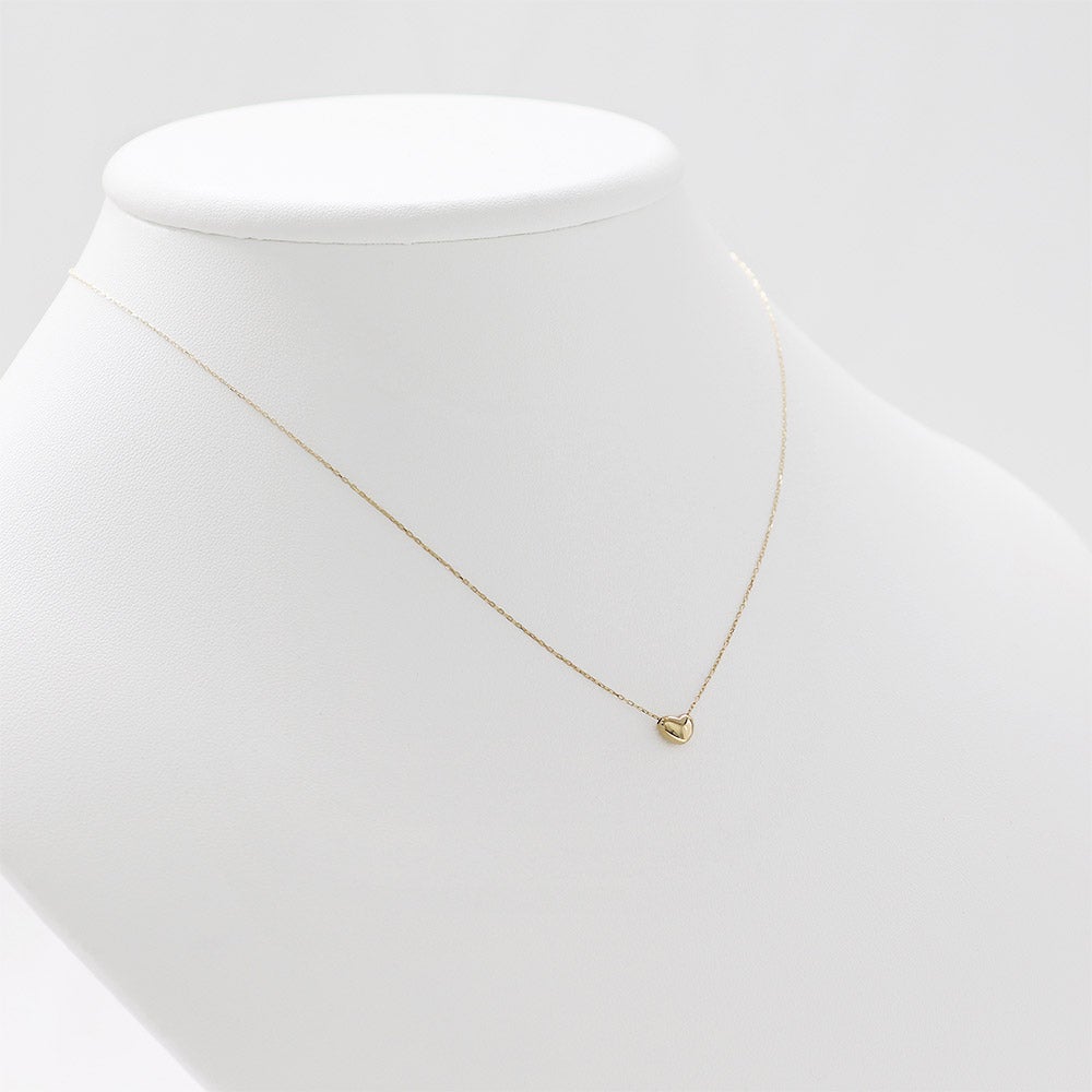 K18YG プチハート ネックレス_15