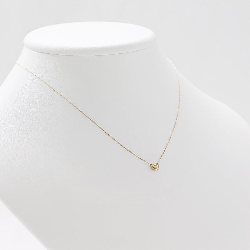 K18YG プチハート ネックレス_15