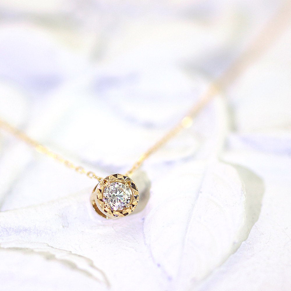 K18YG ダイヤモンド 0.1ct ネックレス_02