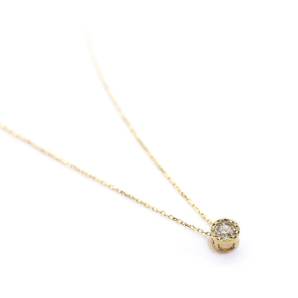 K18YG ダイヤモンド 0.1ct ネックレス_03