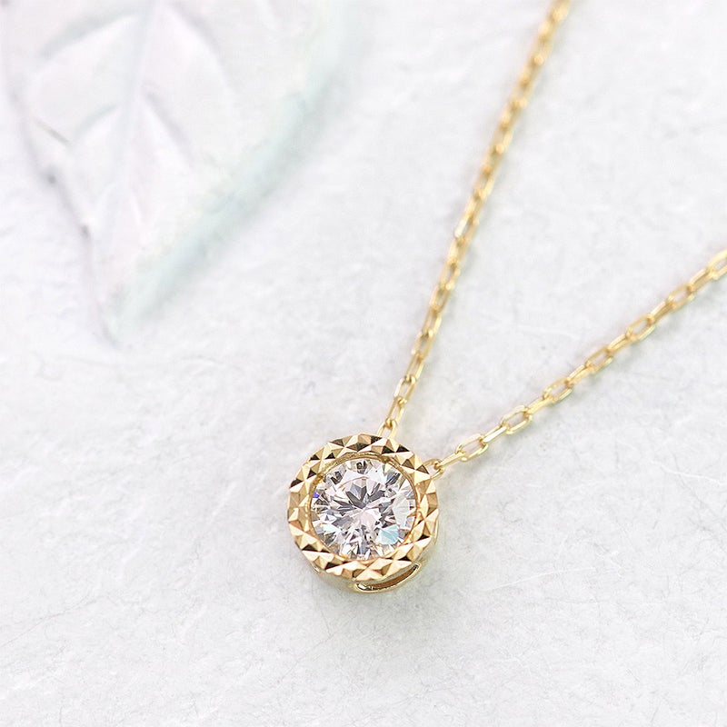K18YG ダイヤモンド 0.1ct ネックレス_04