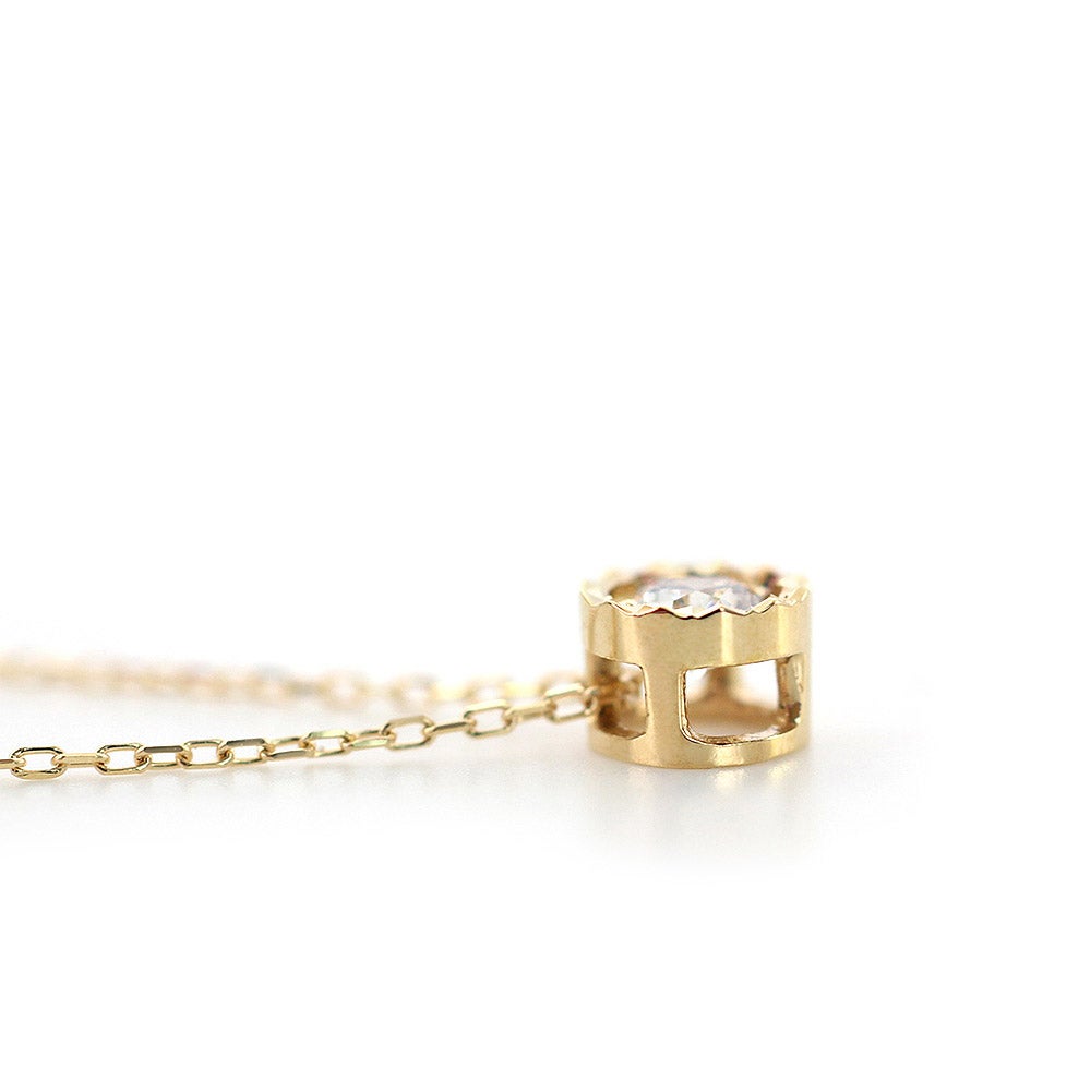 K18YG ダイヤモンド 0.1ct ネックレス_05