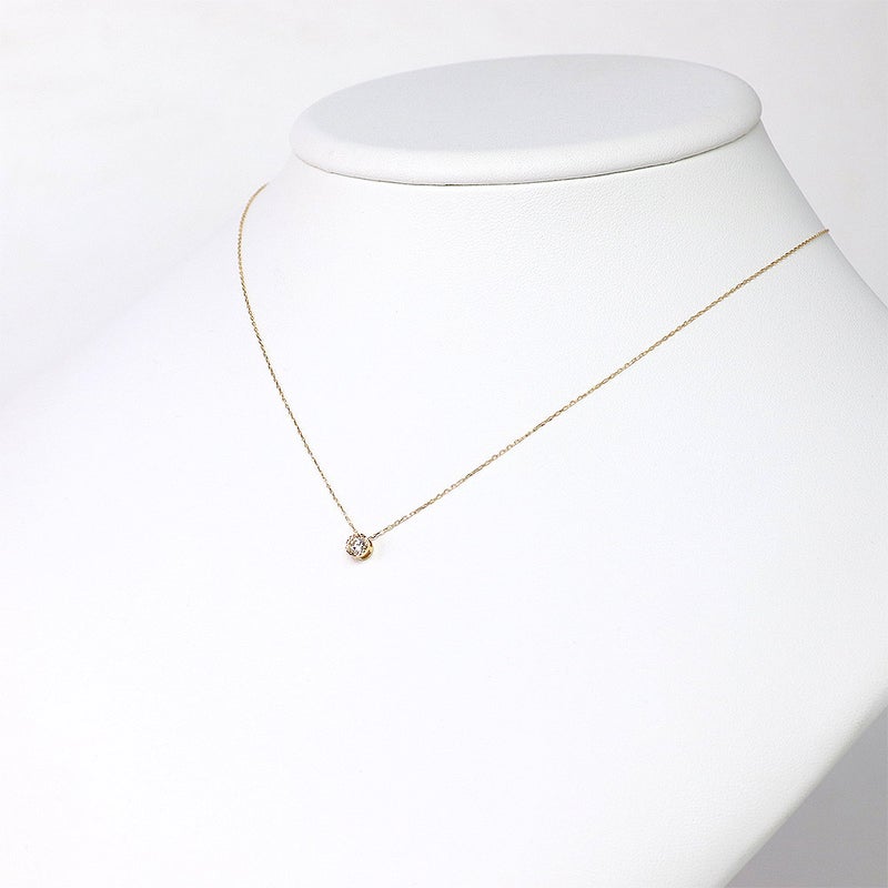 K18YG ダイヤモンド 0.1ct ネックレス_13