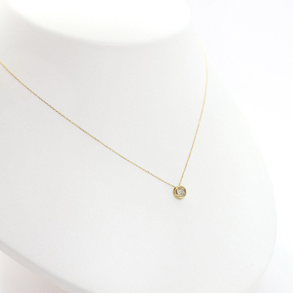 K18YG ダイヤモンド ネックレス_10