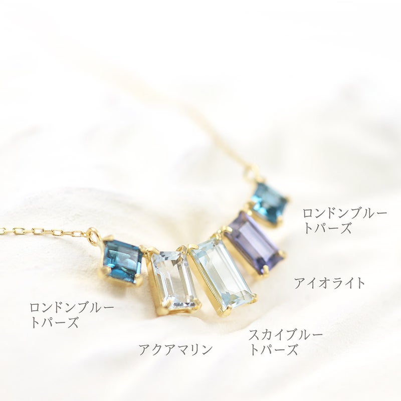 K18YG マルチストーン ネックレス_03