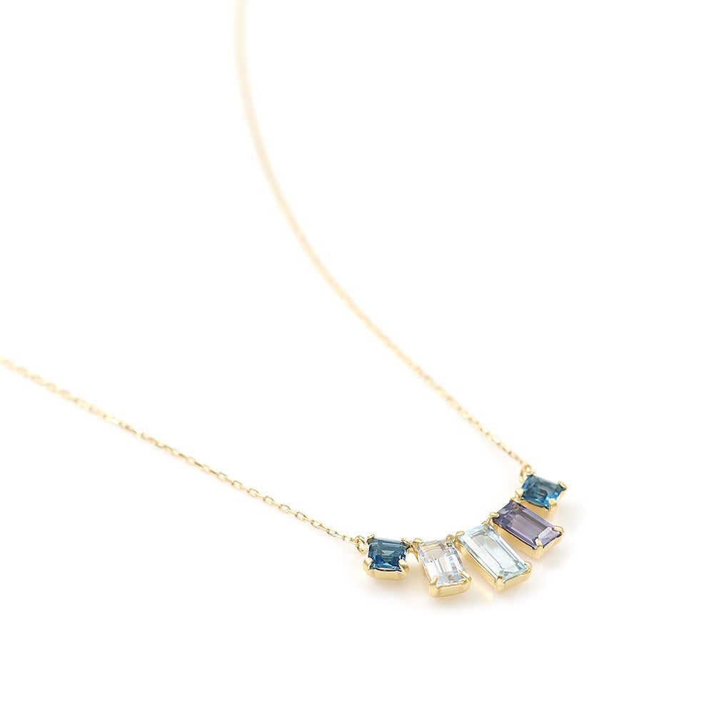 K18YG マルチストーン ネックレス_04