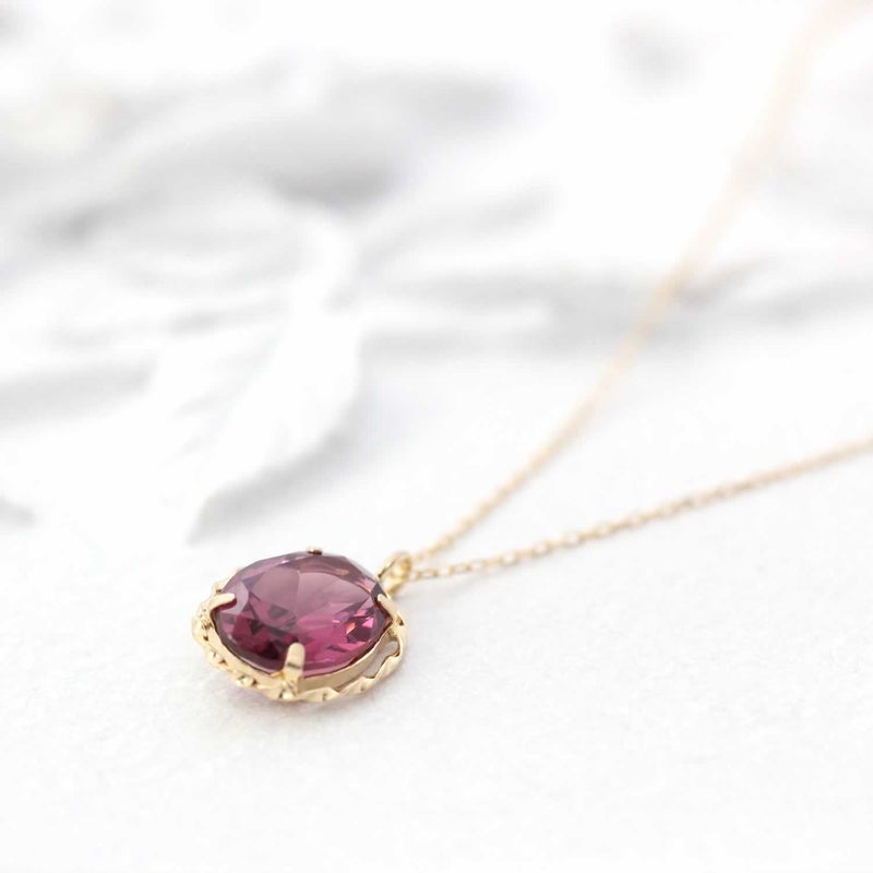 K18YG ロードライトガーネット ネックレス_02