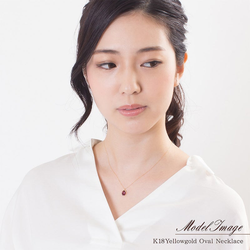 K18YG ロードライトガーネット ネックレス_09